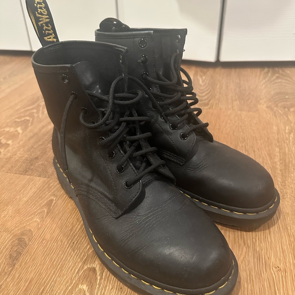 Dr. Martens Black Leather Boots